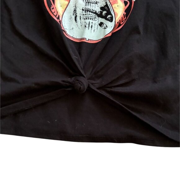 Organic Generation Womens Fringe Detail Nashville Music City Shirt-M-NWOT - Picture 3 of 6